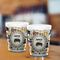 Musical Instruments Shot Glass - White - LIFESTYLE