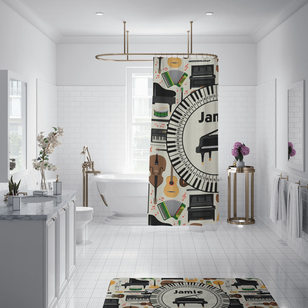 Musical Instruments Shower Curtain - 70"x83"