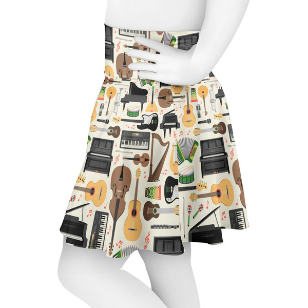 Musical Instruments Skater Skirt - Side