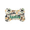 Musical Instruments Bone Shaped Dog Food Mat (Small) (Personalized)