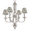 Musical Instruments Small Chandelier Shade - LIFESTYLE (on chandelier)