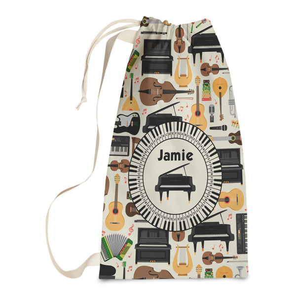 Custom Musical Instruments Laundry Bags - Small (Personalized)