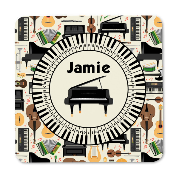 Musical Instruments Square Fridge Magnet - FRONT