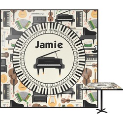 Musical Instruments Square Table Top (Personalized)