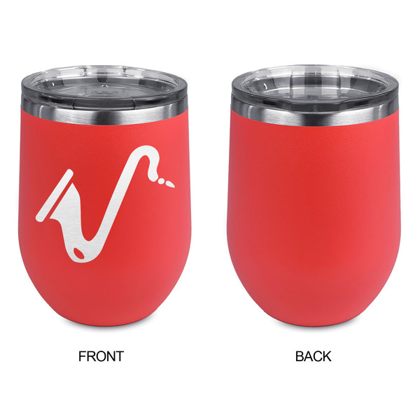 Musical Instruments Stainless Wine Tumblers - Coral - Single Sided - Approval