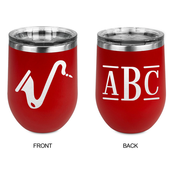 Musical Instruments Stainless Wine Tumblers - Red - Double Sided - Approval