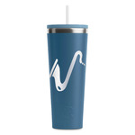 Musical Instruments RTIC Everyday Tumbler with Straw - 28oz - Steel Blue - Single-Sided