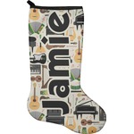 Musical Instruments Holiday Stocking - Single-Sided - Neoprene (Personalized)