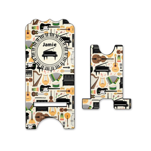 Musical Instruments Stylized Phone Stand - Front & Back - Small