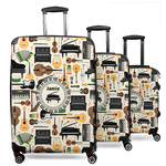 Musical Instruments 3 Piece Luggage Set - 20" Carry On, 24" Medium Checked, 28" Large Checked (Personalized)