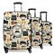 Musical Instruments 3 Piece Luggage Set - 20" Carry On, 24" Medium Checked, 28" Large Checked (Personalized)