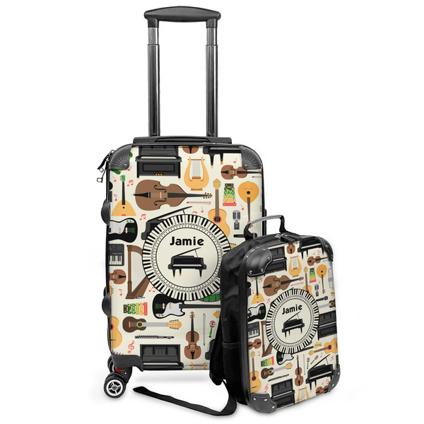 Custom Musical Instruments Kids 2-Piece Luggage Set - Suitcase & Backpack (Personalized)
