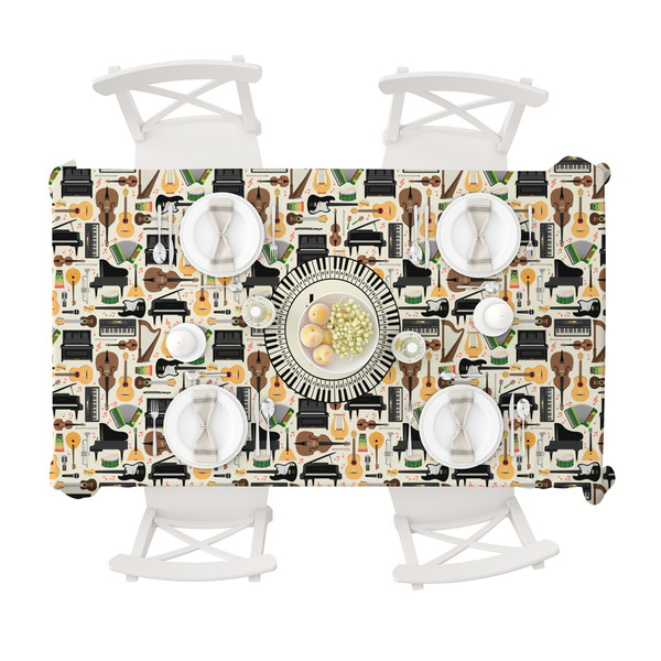 Musical Instruments Tablecloths (58"x102") - TOP VIEW