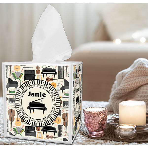 Musical Instruments Tissue Box - LIFESTYLE