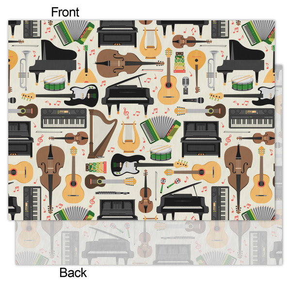 Musical Instruments Tissue Paper - Lightweight - Medium - Front & Back
