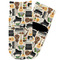 Musical Instruments Toddler Ankle Socks - Single Pair - Front and Back