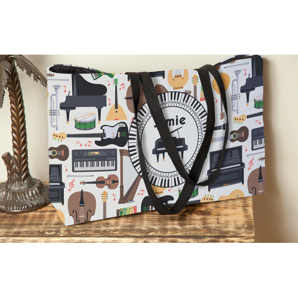 Musical Instruments Tote w/Black Handles - Lifestyle View