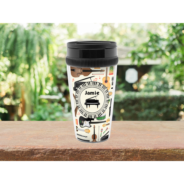 Musical Instruments Travel Mug Lifestyle (Personalized)