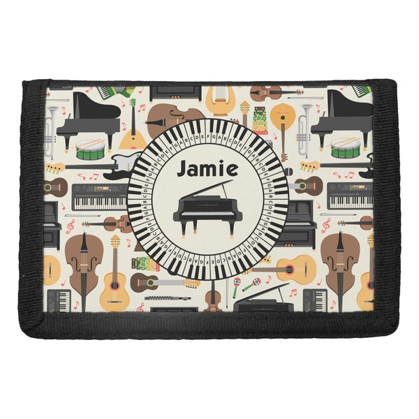 Custom Musical Instruments Trifold Wallet (Personalized)