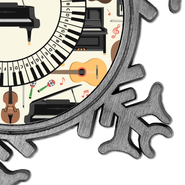 Musical Instruments Vintage Snowflake - Detail