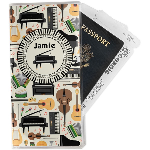Custom Musical Instruments Travel Document Holder