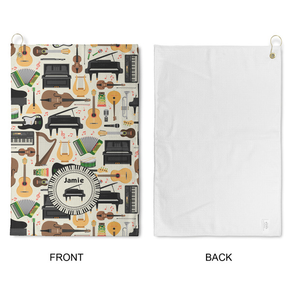 Musical Instruments Waffle Weave Golf Towel - Approval