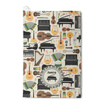 Musical Instruments Waffle Weave Golf Towel (Personalized)