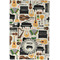 Musical Instruments Waffle Weave Towel - Full Color Print - Approval Image