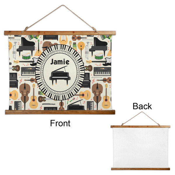 Musical Instruments Wall Hanging Tapestry - Landscape - APPROVAL