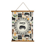 Musical Instruments Wall Hanging Tapestry - Tall (Personalized)