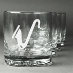 Musical Instruments Whiskey Glasses (Set of 4)