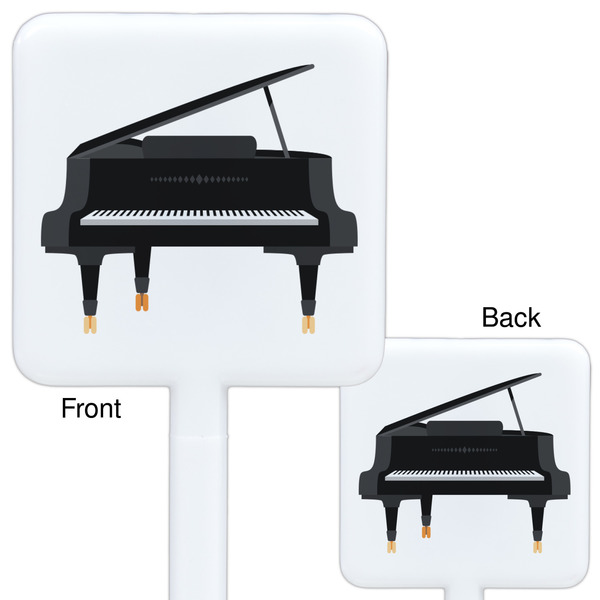 Musical Instruments White Plastic Stir Stick - Double Sided - Approval