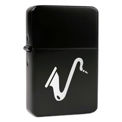 Musical Instruments Windproof Lighter - Black - Single Sided