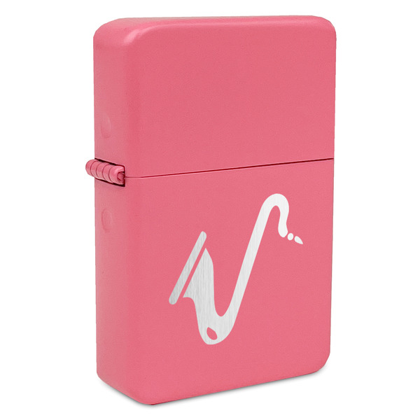 Custom Musical Instruments Windproof Lighter - Pink - Single Sided