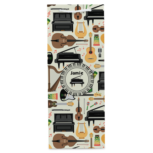 Musical Instruments Wine Gift Bag - Gloss - Front