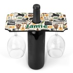 Musical Instruments Wine Bottle & Glass Holder (Personalized)