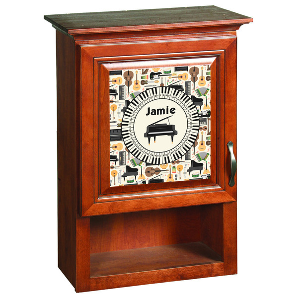 Musical Instruments Wooden Cabinet Decal (Medium)
