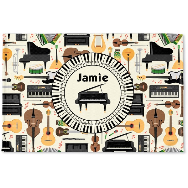 Custom Musical Instruments Woven Mat (Personalized)