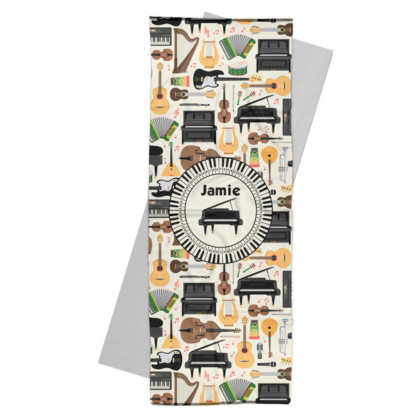 Custom Musical Instruments Yoga Mat Towel (Personalized)