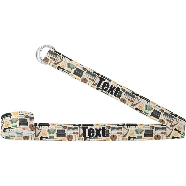 Custom Musical Instruments Yoga Strap (Personalized)
