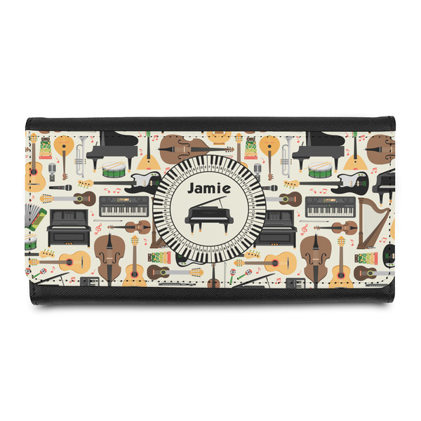 Custom Musical Instruments Leatherette Ladies Wallet (Personalized)