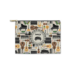 Musical Instruments Zipper Pouch - Small - 8.5"x6" (Personalized)