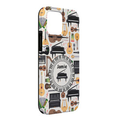 Musical Instruments iPhone Case - Rubber Lined - iPhone 13 Pro Max (Personalized)