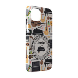 Musical Instruments iPhone Case - Plastic - iPhone 14 Pro (Personalized)