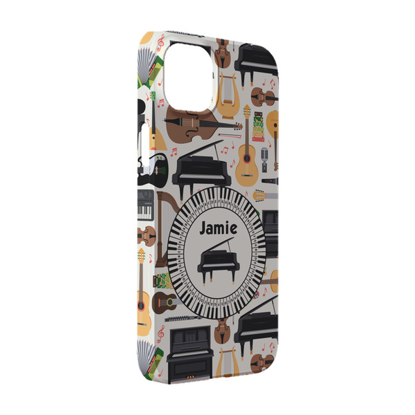 Custom Musical Instruments iPhone Case - Plastic - iPhone 14 Pro (Personalized)