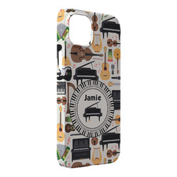 Musical Instruments iPhone Case - Plastic - iPhone 14 Pro Max (Personalized)