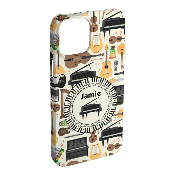 Custom Musical Instruments iPhone Case - Plastic - iPhone 15 Plus (Personalized)