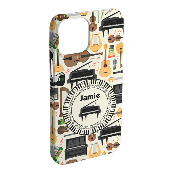 Custom Musical Instruments iPhone Case - Plastic (Personalized)