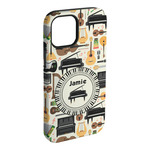 Musical Instruments iPhone Case - Rubber Lined - iPhone 15 Pro Max (Personalized)