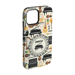 Musical Instruments iPhone Case - Rubber Lined - iPhone 15 Pro (Personalized)